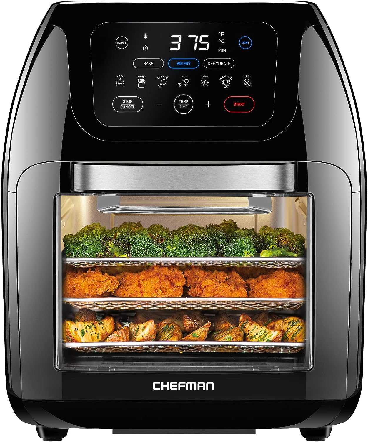 Chefman Multifunctional Digital Air Fryer+ Rotisserie, Dehydrator Review